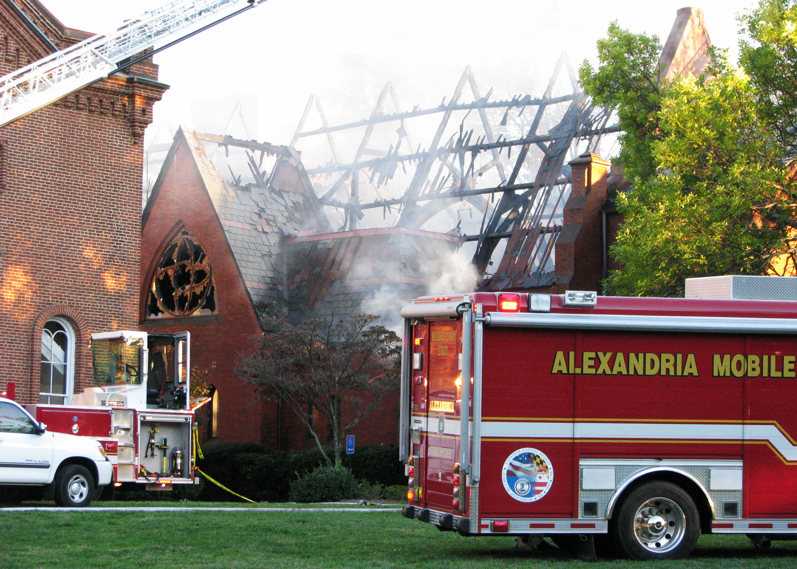 Chapel savaged in afternoon blaze