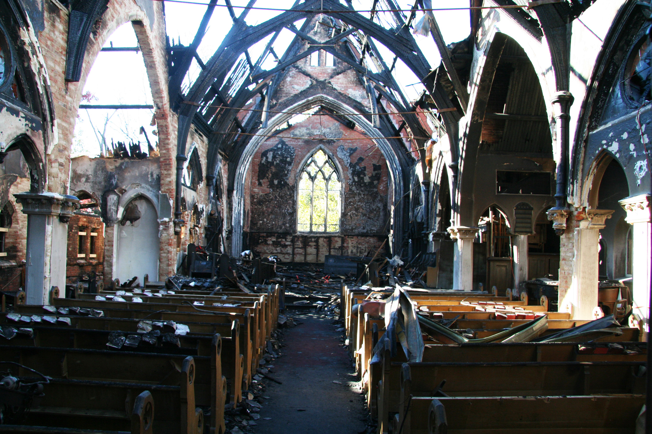 Ravaged by fire, fate of seminarys historic chapel held by city preservationists