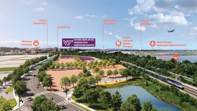 Virginia Tech Innovation Campus relocates to 65-acre site near Potomac Yard Metro